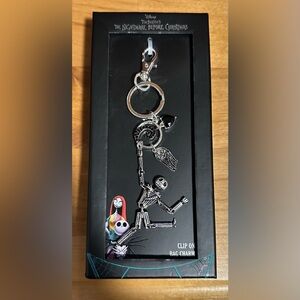 DISNEY Tim Burton The Nightmare Before Christmas Jack Bag Charm/Keychain NEW